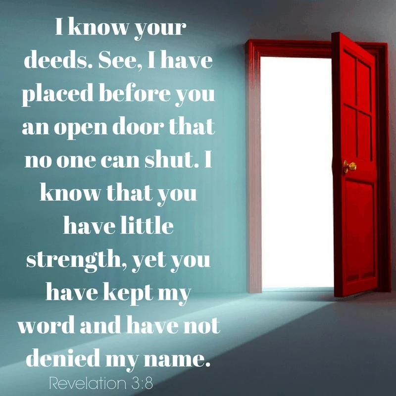 The God of Open Doors symbolism of open doors in the Bible, what the Bible says about open doors, Bible symbolism of open doors