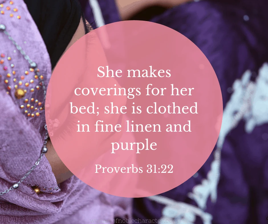 image of purple fabric for the post she is clothed in fine linen and purple a closer look at Proverbs 31:22 A woman in purple and Proverbs 31:22 quoted
