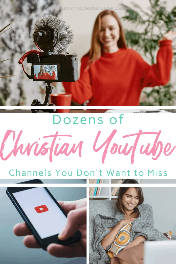 A collage of images related to YouTube and a text overlay that says Dozens of Christian YouTube Channels You Don't Want to Miss