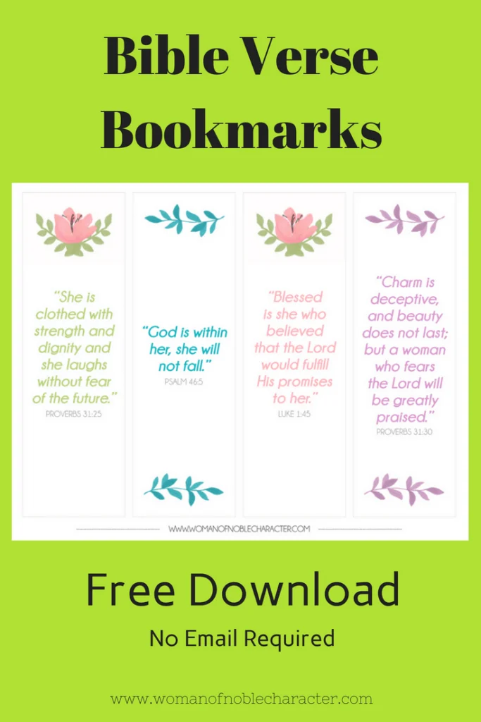 Bible Verse Bookmarks