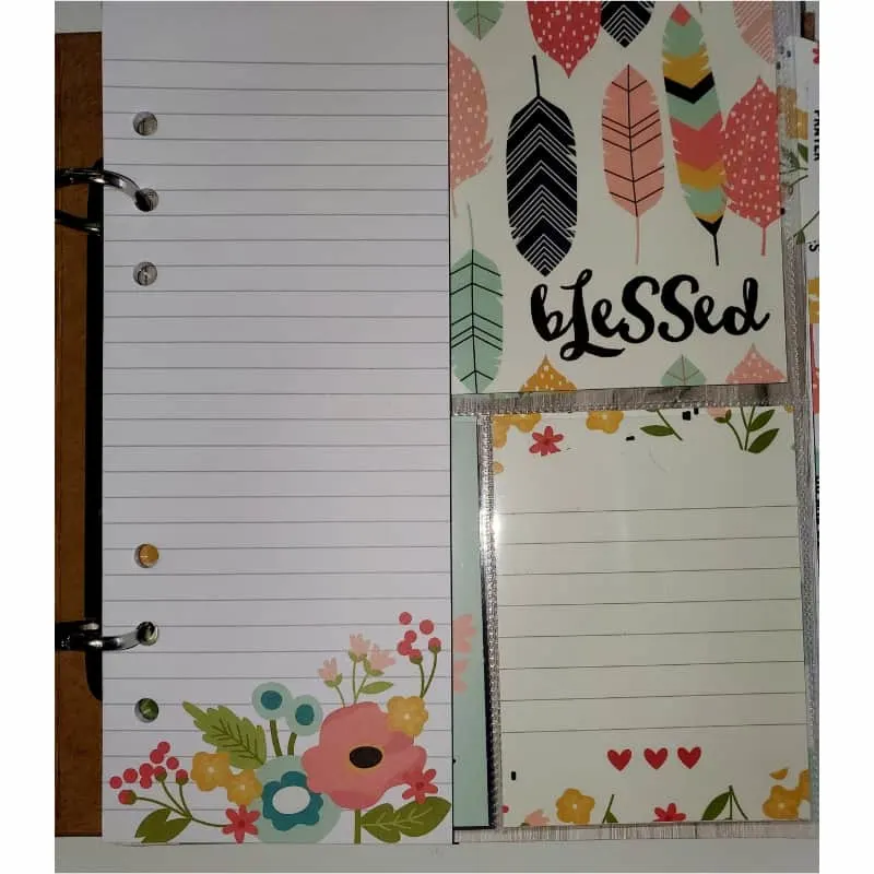 DIY Prayer journal with notepad insert