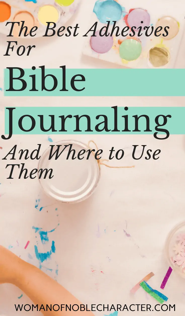 adhesives for bible journaling