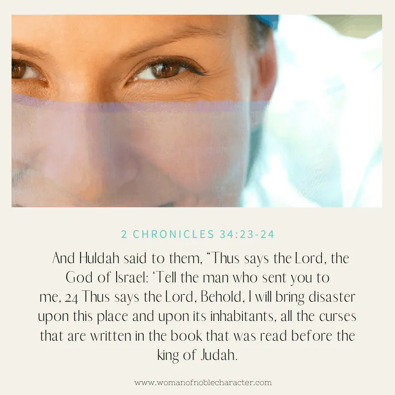 Huldah - female prophets of the Bible