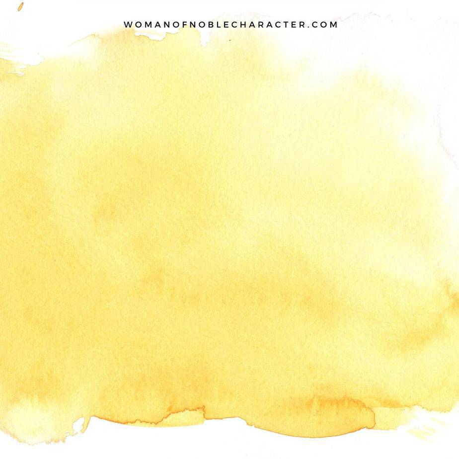 Yellow In The Bible – The Significance Of The Color Yellow In Scripture