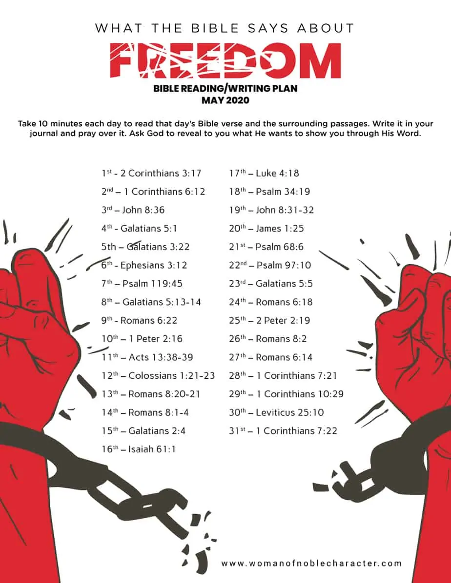 Bible verses about Freedom