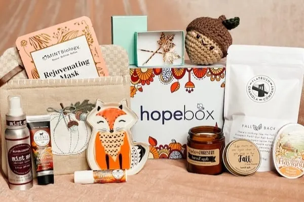 Hope Box Christian monthly subscription box contents