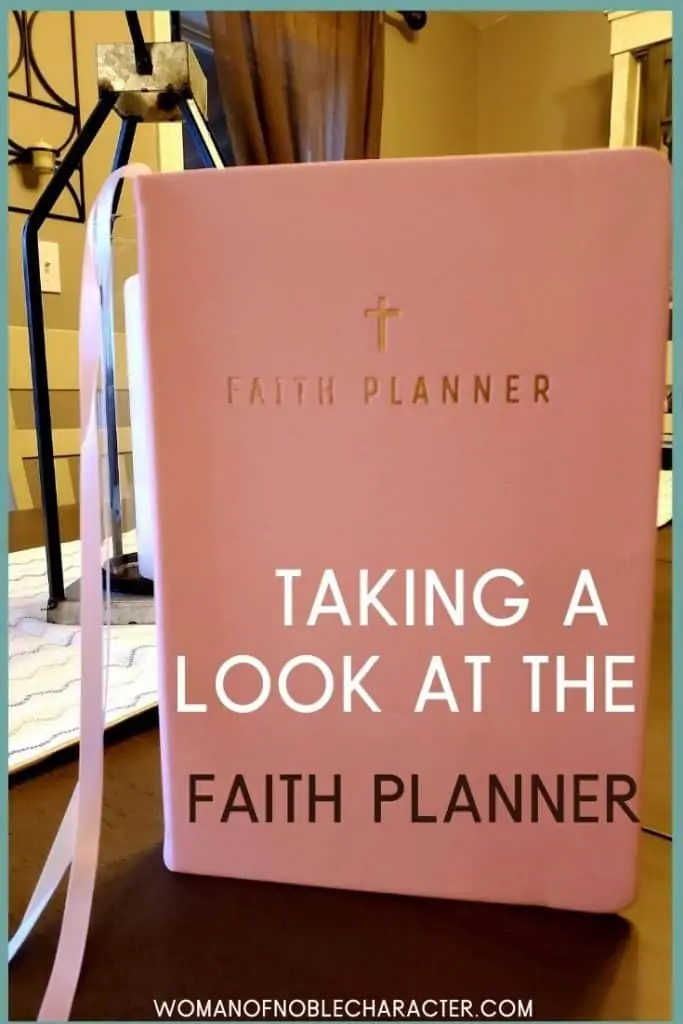 cover of faith planner