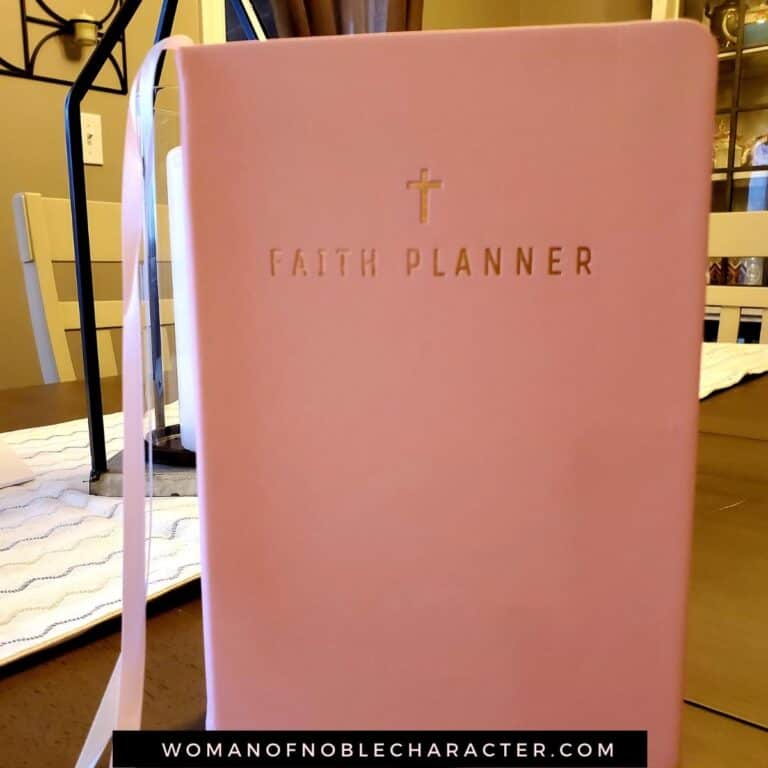 My Honest Review of the Faith Planner for Faith, Time Management & Goals