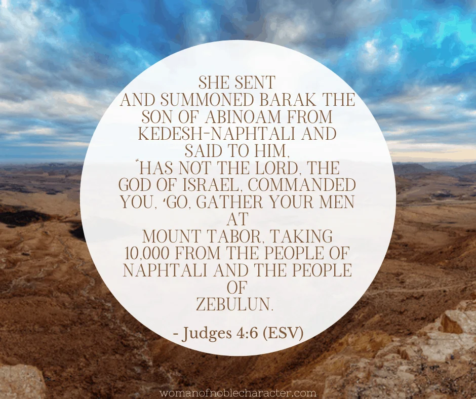 desert in Israel; Judges 4:6; Zebulun in the Bible