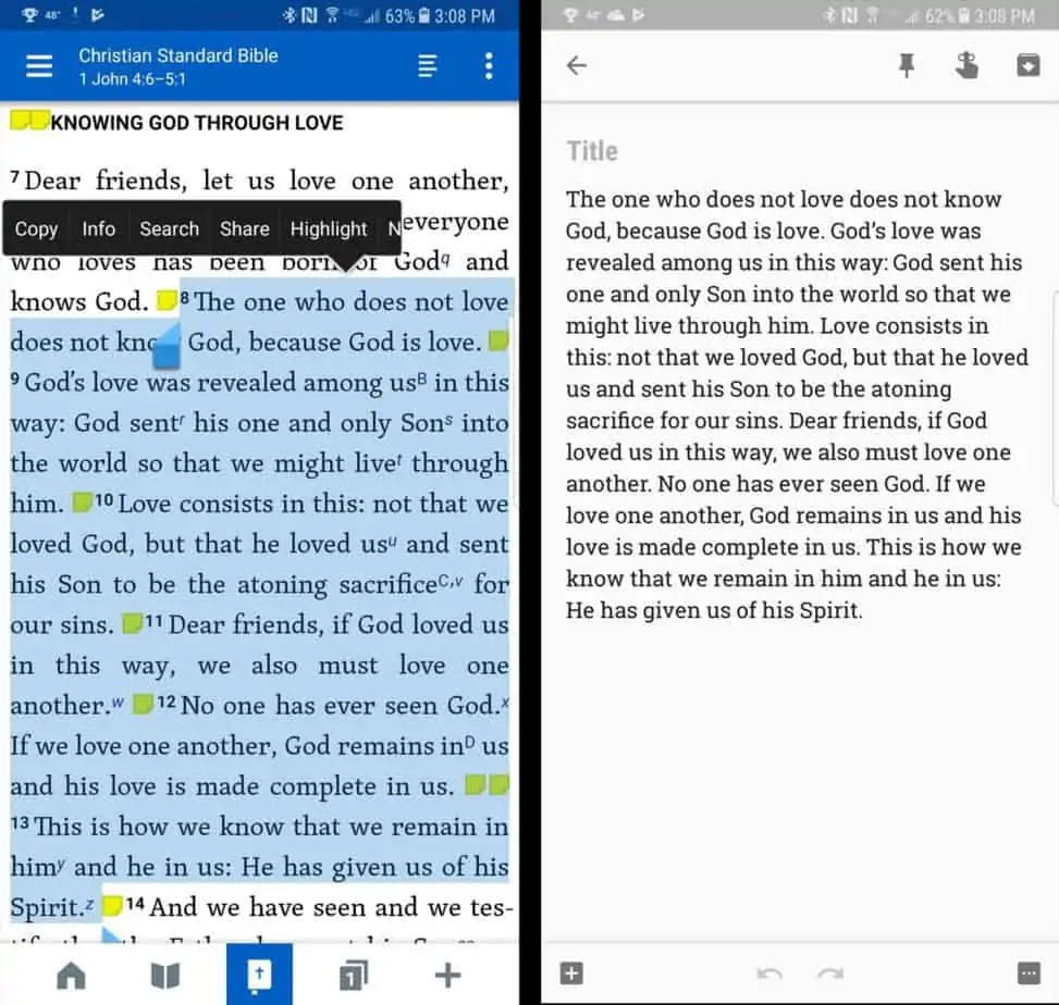 Logos Bible study app; best Bible study apps