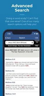 Blue letter Bible app screenshot; best Bible apps for Bible study