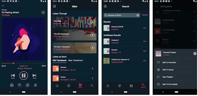 Dwell Bible apps audio