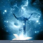 image of man with arms stretched out on starry background with open Bible for the post A Profound and Exciting Look at What it Truly Means to Do All For the Glory of God
