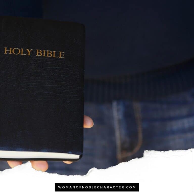 image of person holding a Bible for display for the post 13 Characteristics of the Spiritually Mature