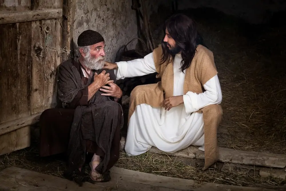 Jesus healing the lame or crippled man; meaning of 7 in the Bible
