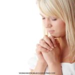 image of woman praying