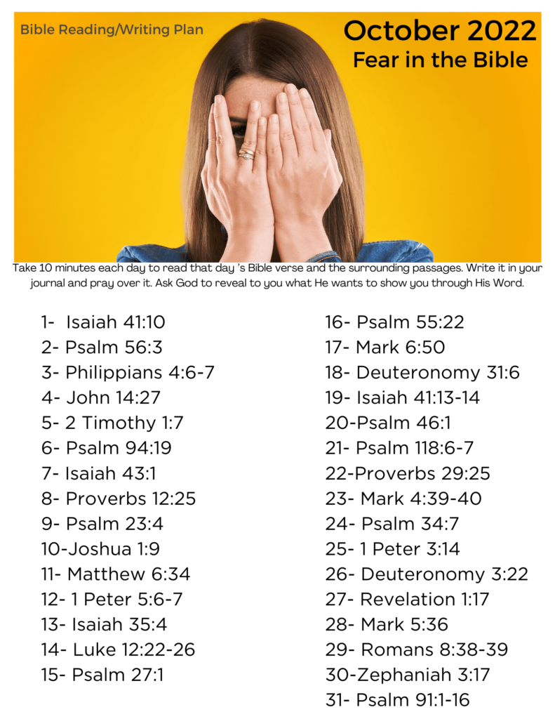 image of woman with hands over face what the Bible says about fear