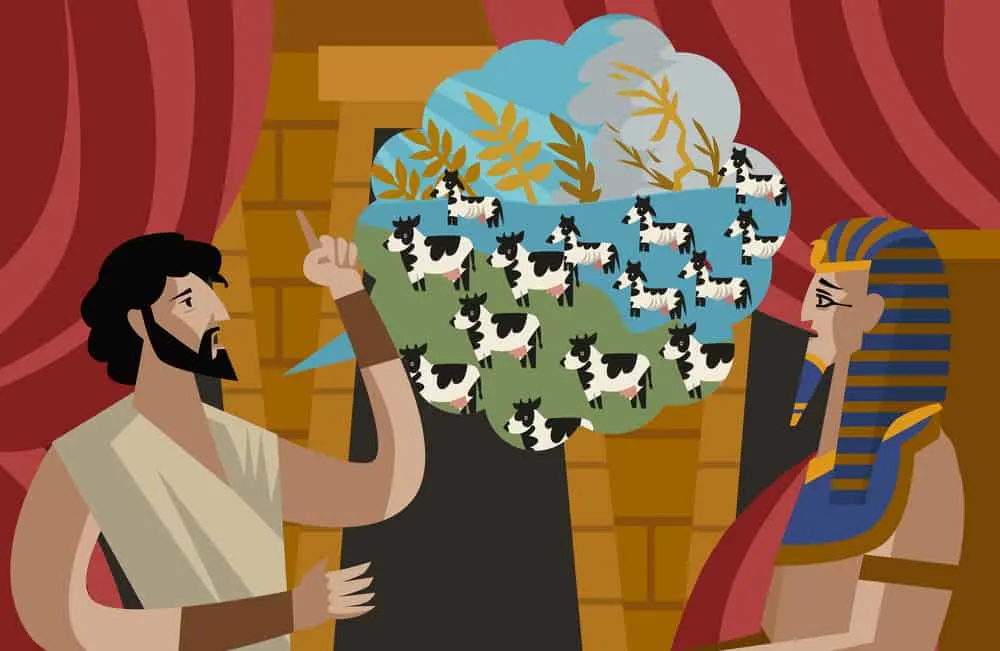 image of Joseph in the Bible interpreting Pharoah's dream for the post The Story of Joseph in the Bible and 5 Powerful Lessons We Can Learn From Him