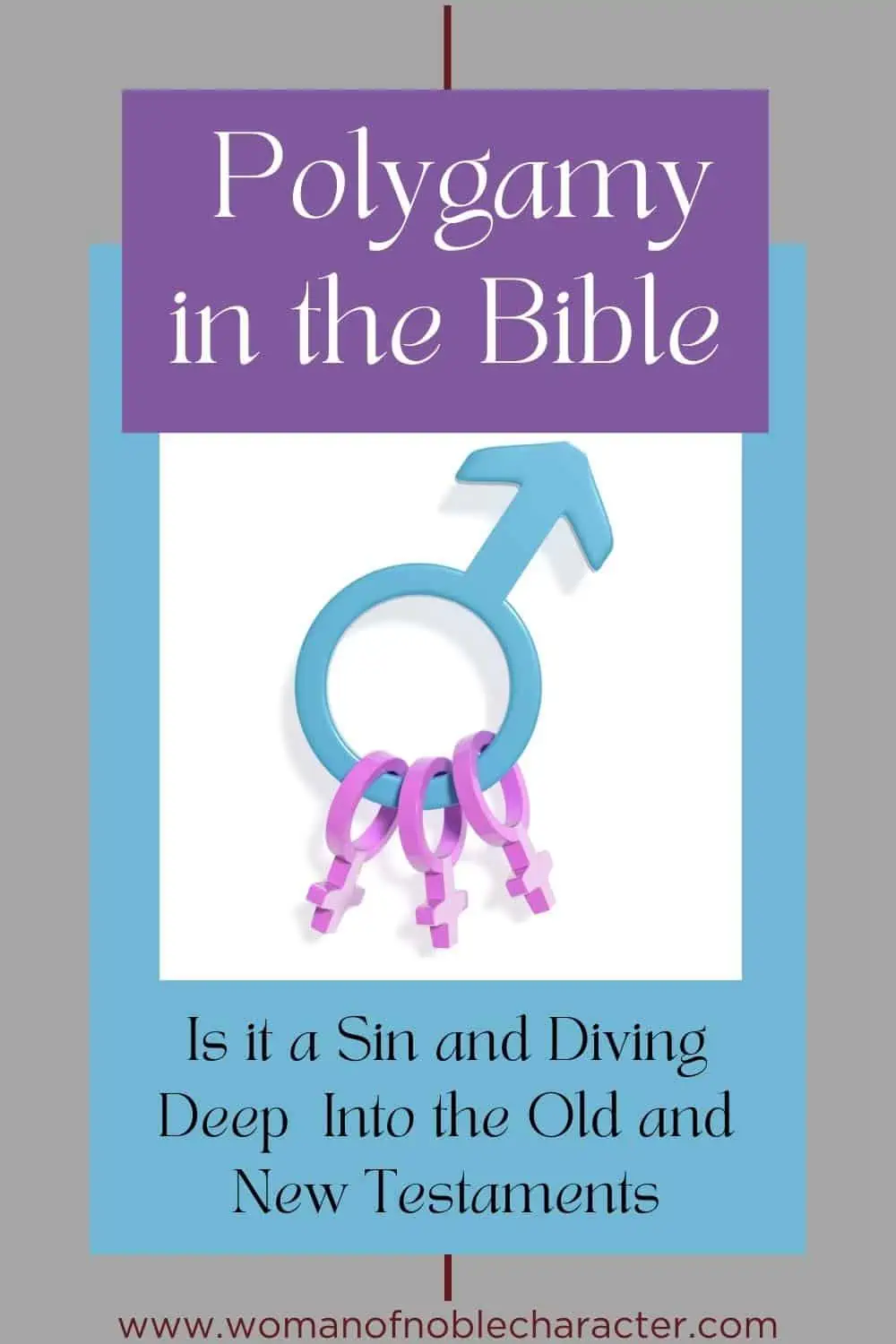 3d rendering of isolated men symbol with three women symbols with the text Polygamy in the Bible: Is it a sin and diving deep into the old and new testaments