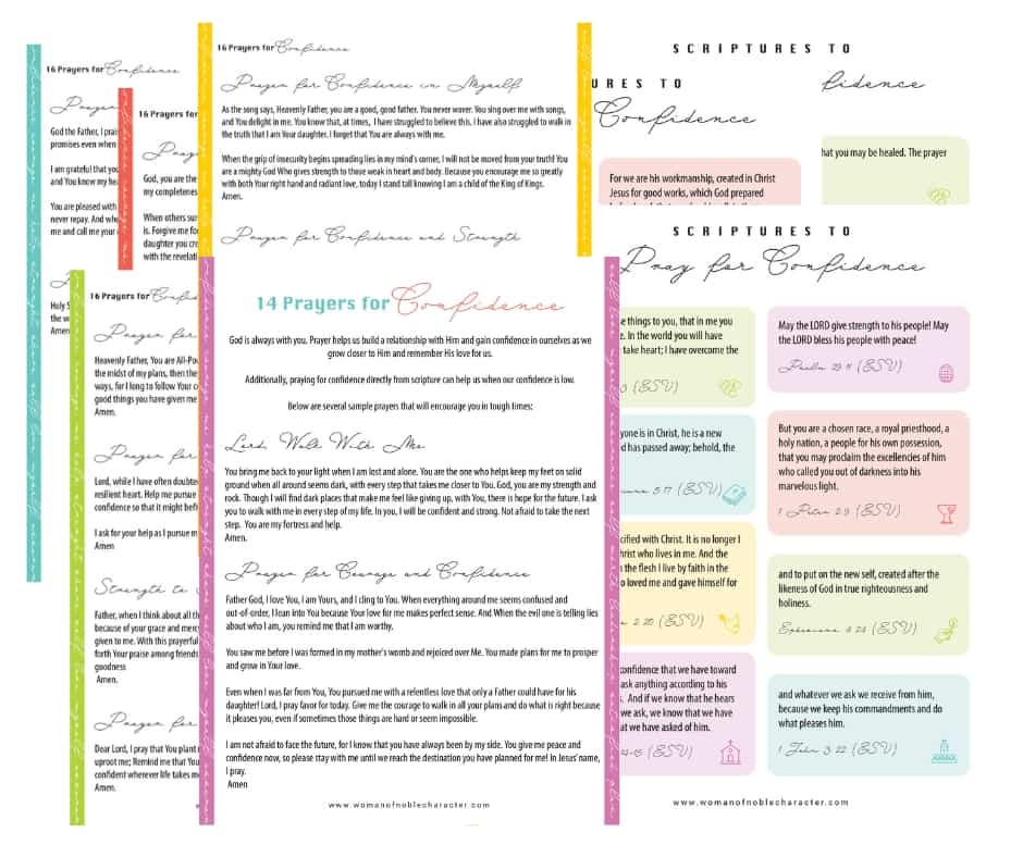 image of pdfs for Key Verses and Prayers for Confidence