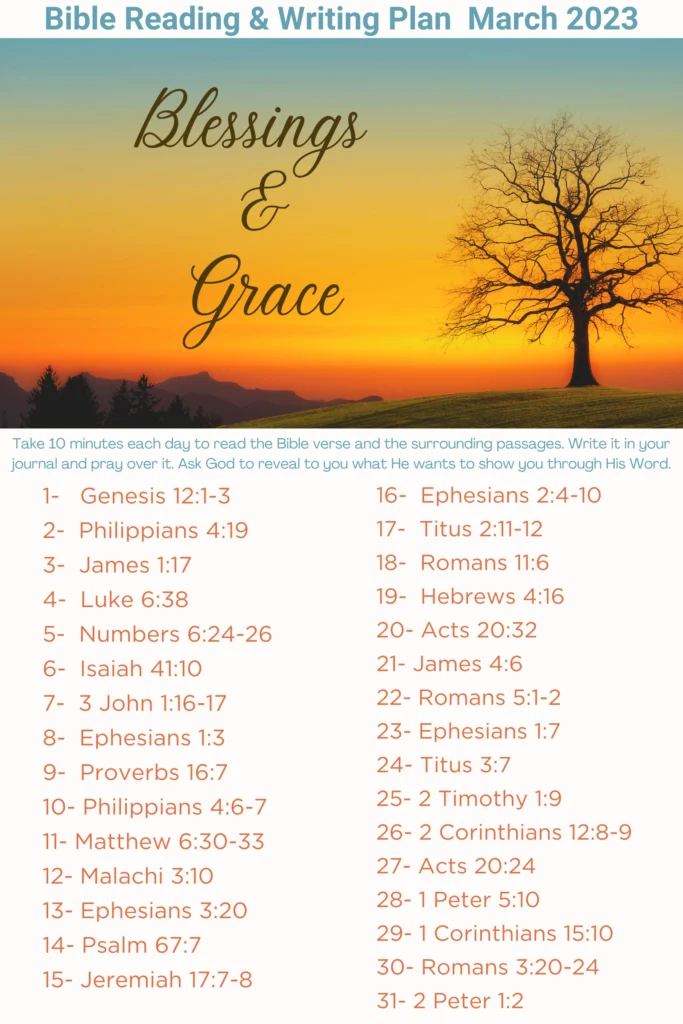 image of pdf what the Bible says about blessings and grace