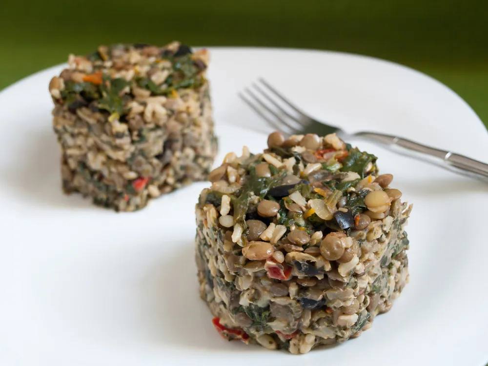 image of vegan dish with lentils for the post on daniel fast recipes