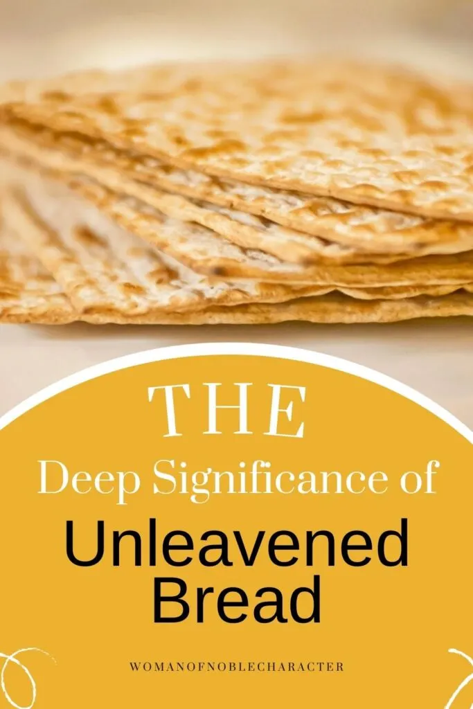 matzah bread for the post on unleavened bread