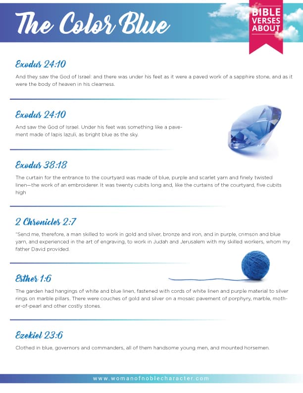 Turquoise meaning deals bible
