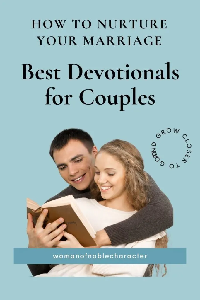 image of couple reading devotions for the post on devotionals for couples