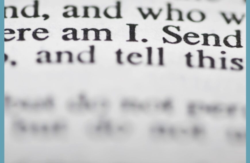 close up of Bible opened to Isaiah for the post on Isaiah in the Bible