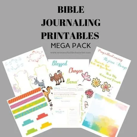 BIBLE JOURNALING PRINTABLES MEGA PACK